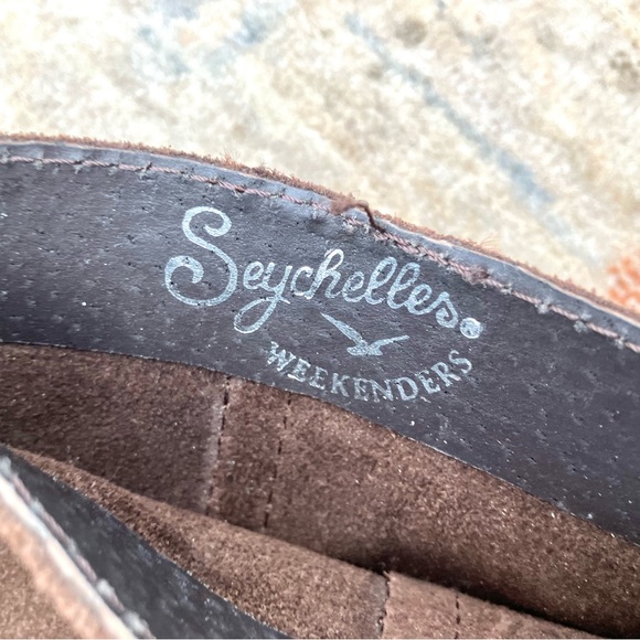 Seychelles Rich Brown Suede Heeled Boots - Picture 7 of 8